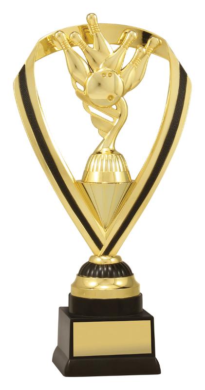 X4429 Tenpin Gold Harp 28.5cm