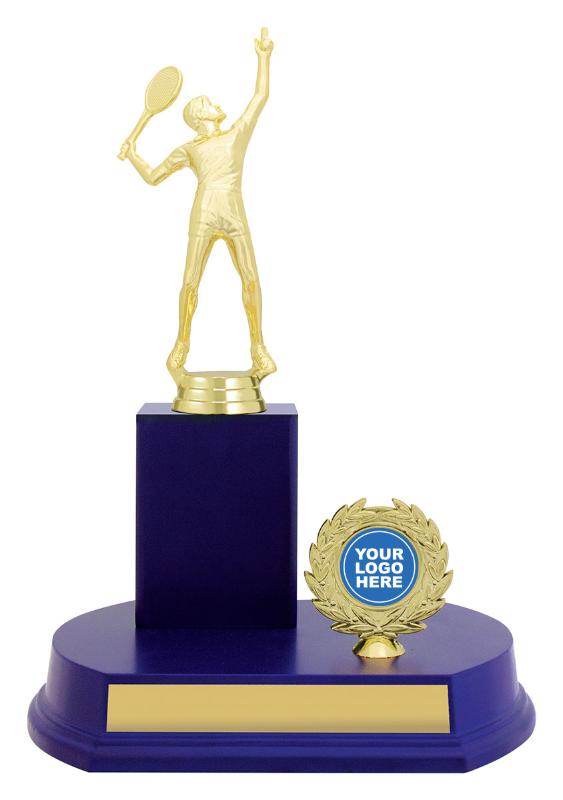 X4506 Tennis Offset Column - Blue 25cm