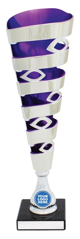 X4551 Purple Mega Spiral 33cm