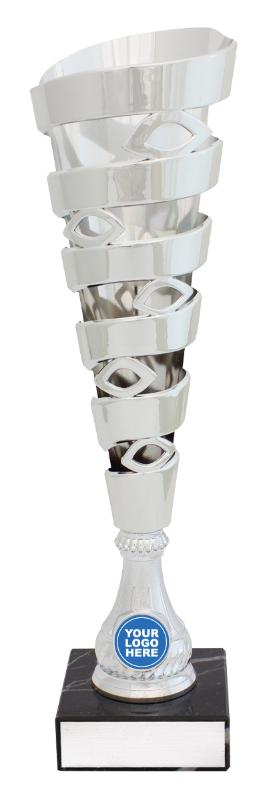 X4555 Silver Mega Spiral 36cm