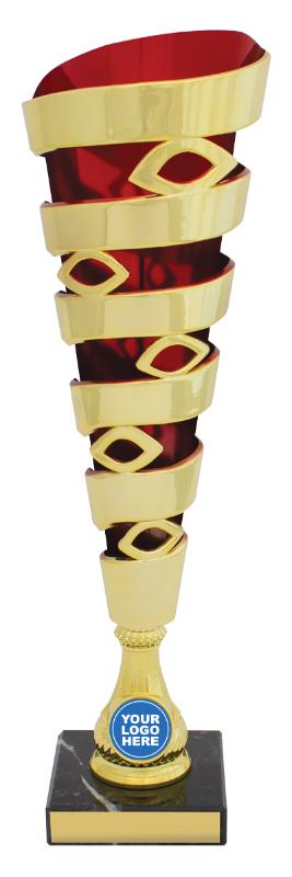 X4557 Red Mega Spiral 33cm