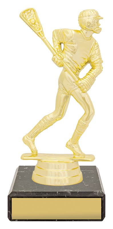 YB8064 Lacrosse Male Figure Trophy 14cm