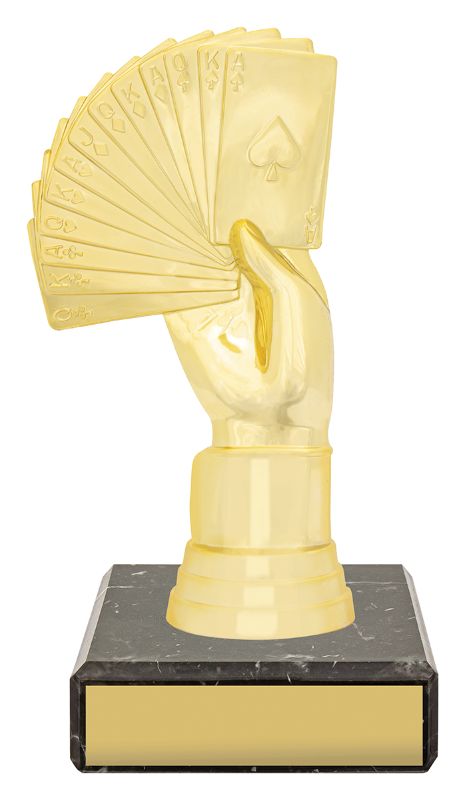 YB8289 Cards / Bridge Figure Trophy 13cm