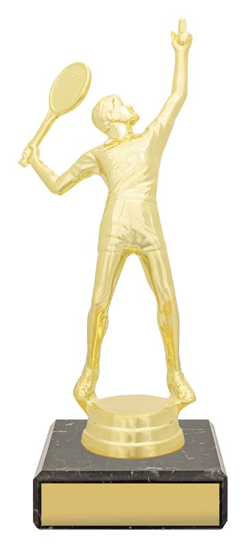 YB8322 Male Tennis Figure Trophy 17cm