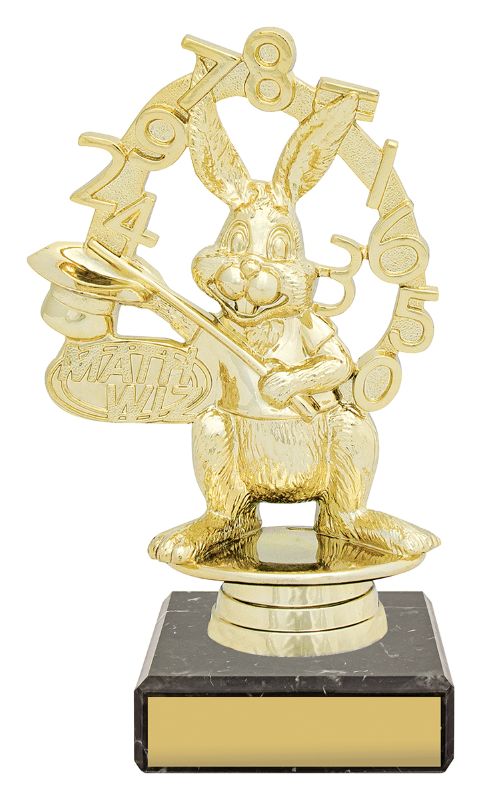 YB8641 Maths Whiz Figure Trophy 15cm