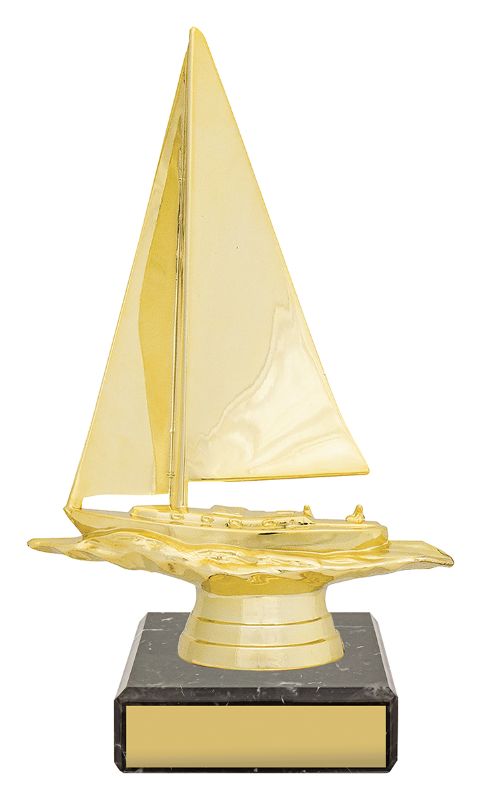 YB8661 Sailing Figure Trophy 17cm