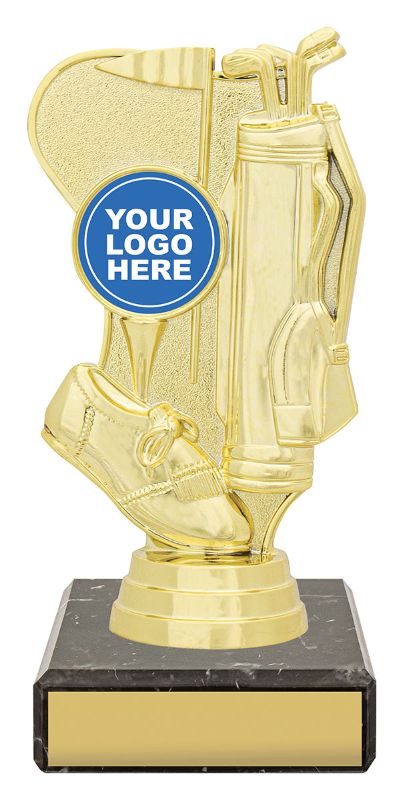 YB8843 Golf Figure Trophy 14cm