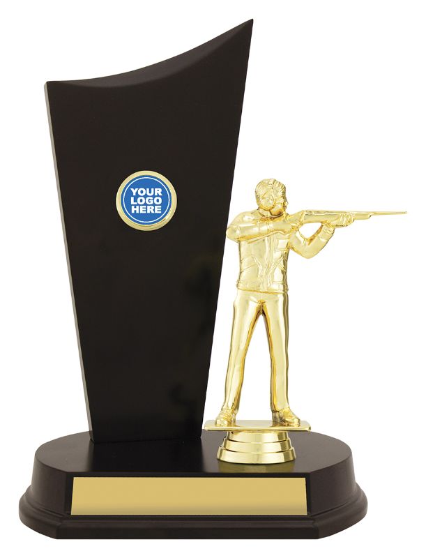 YT8074C Rifle Shooting Timber Crest 28.5cm – Trophy Shop