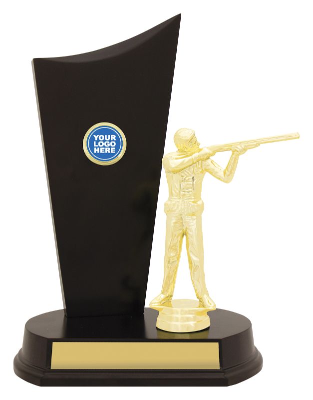 YT8334A Male Trap Shooting Timber Crest 23cm