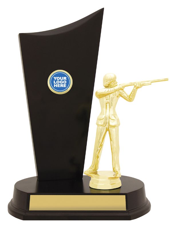 YT8335B Female Trap Shooting Timber Crest 26cm