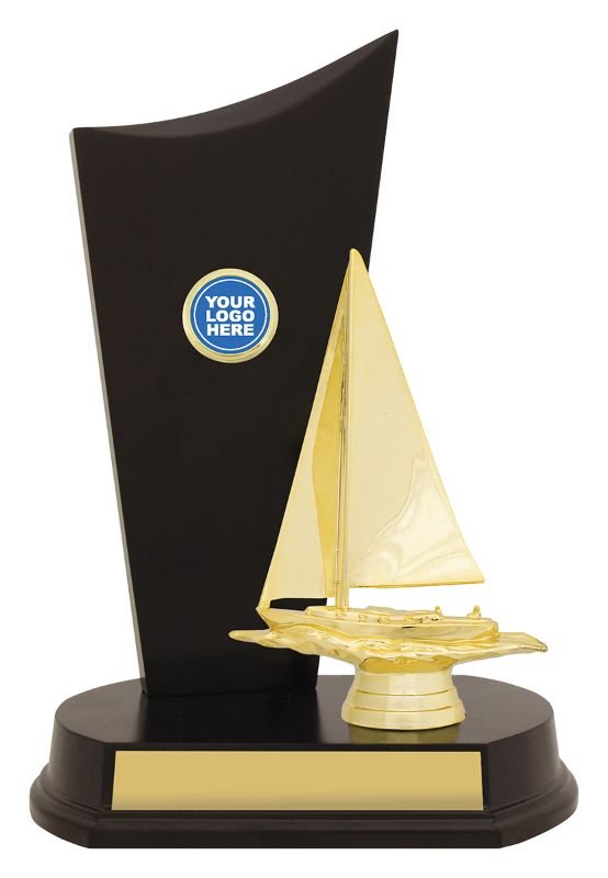 YT8661A Sailing Timber Crest 23cm