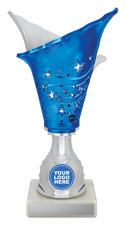 C01 Fire Cup - Silver / Blue