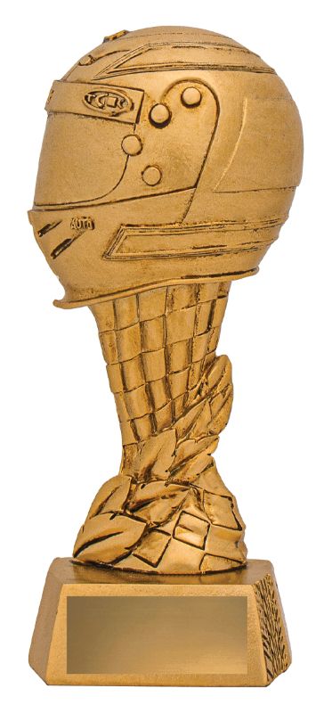 A1046B Motorsport Gold Helmet 16cm