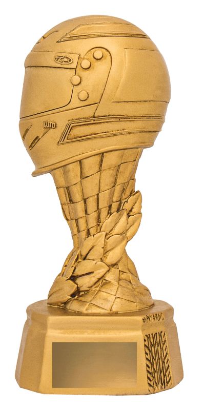 A1046C Motorsport Gold Helmet 20cm
