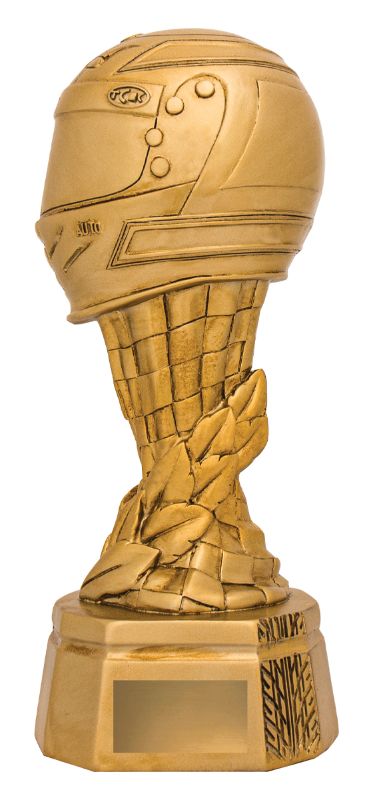 A1046D Motorsport Gold Helmet 26cm