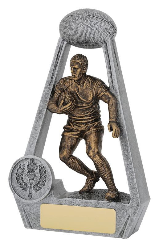 A1693B Rugby Bling 14cm