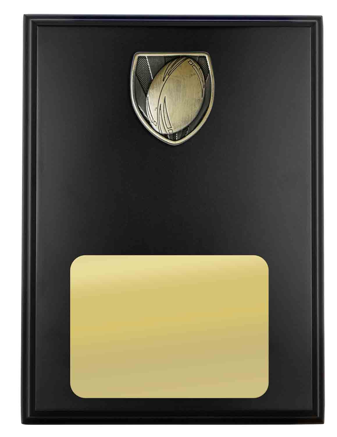 R24-0305-hero Plaque with Rugby Trim
