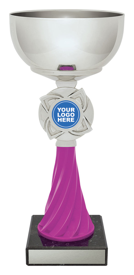 X578 Pink Spiral Cup