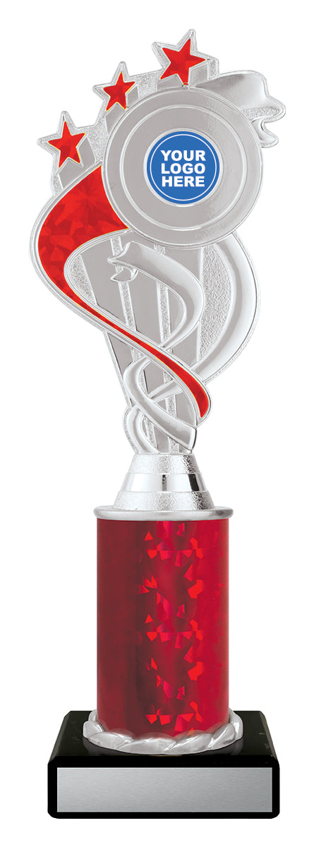 D5185 Ribbon Star - Red