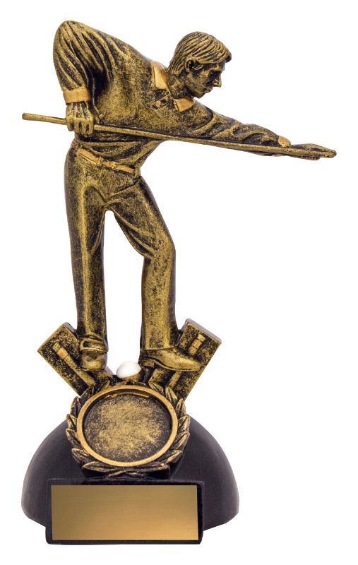 A825A Snooker / Pool Player on Ball 15cm