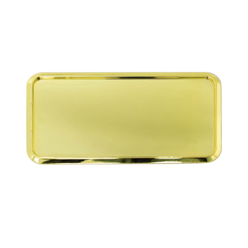 AB03G Large Badge Frame Gold 7.5cm