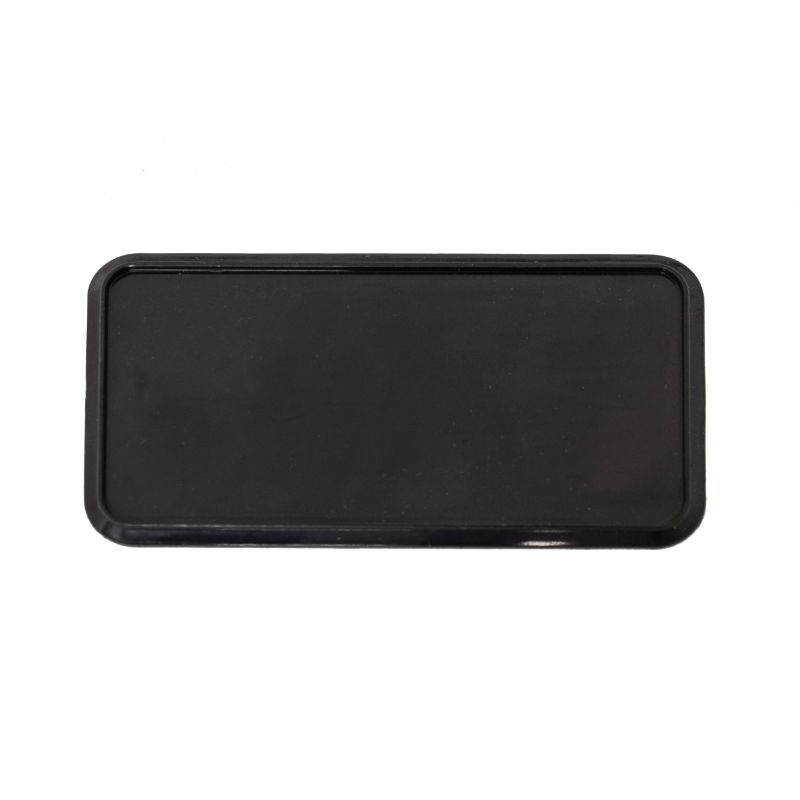 AB03K Large Badge Frame Black 7.5cm