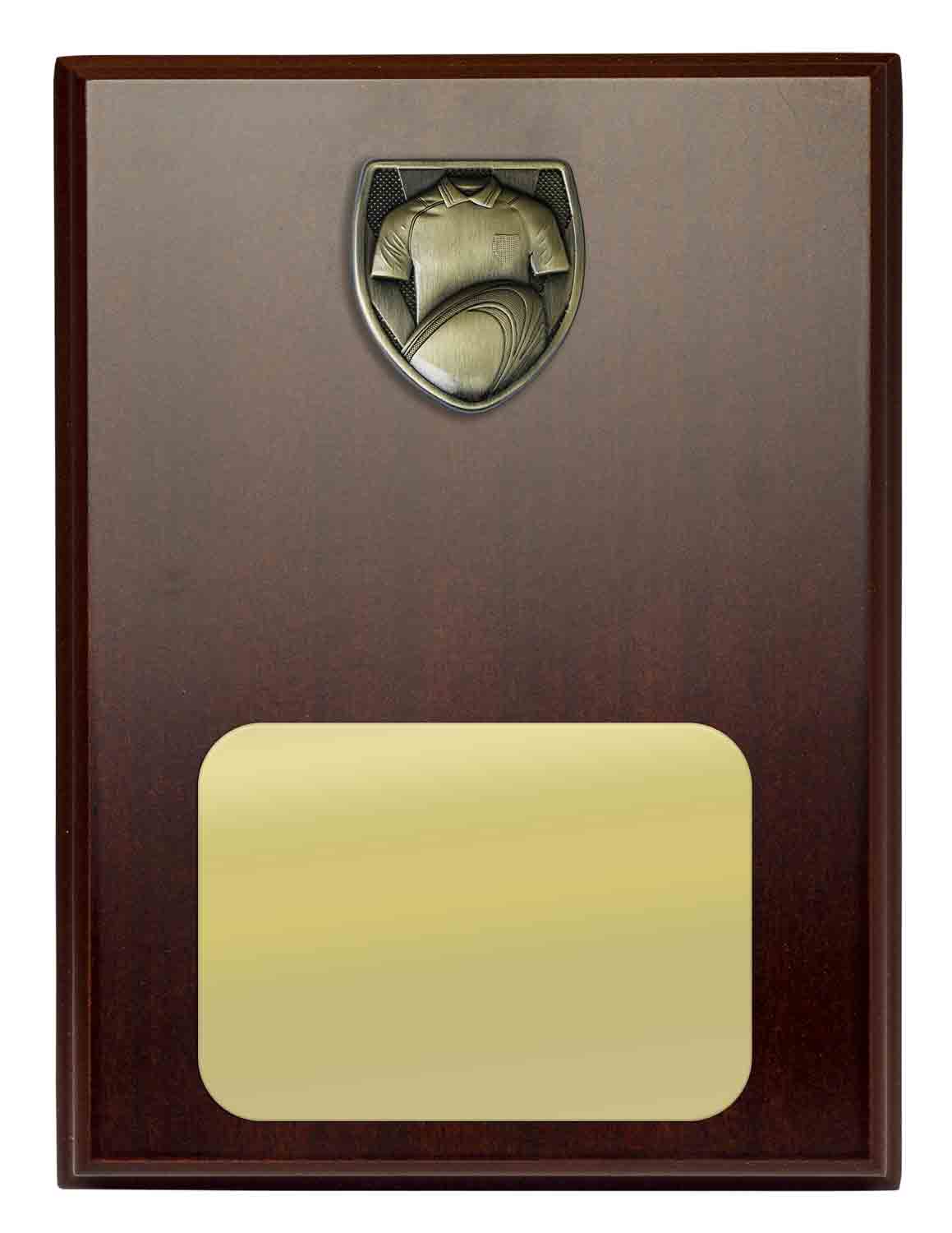 R24-0310-hero Plaque with Rugby Trim
