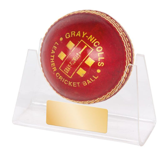 ABS002 CRICKET / BASEBALL ACRYLIC BALL HOLDER 5CM