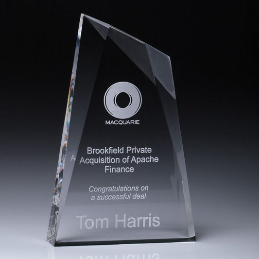 AC140L Acrylic Peak Award 25cm
