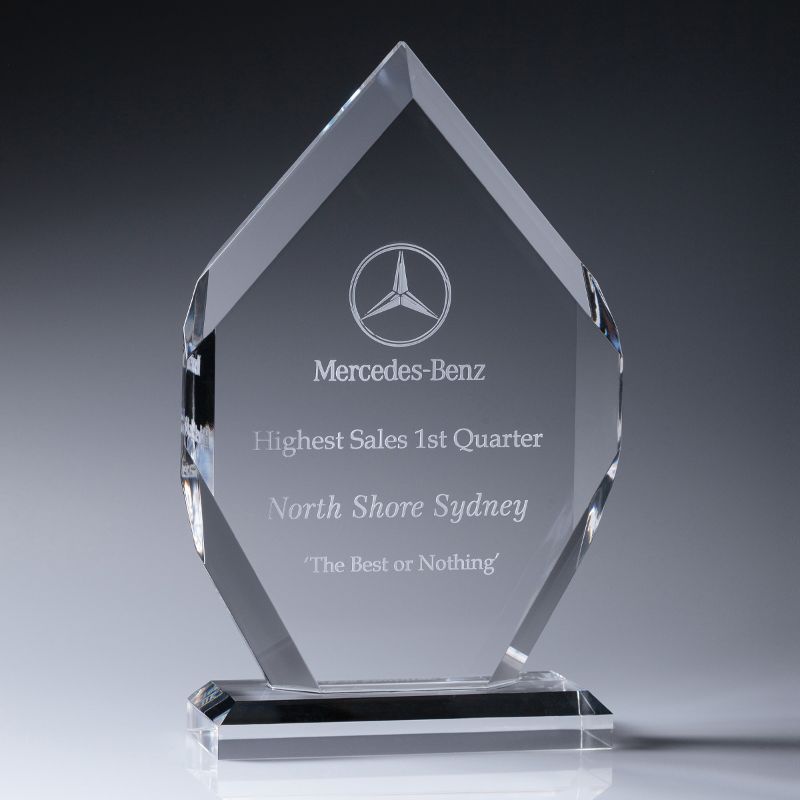 AC163M Acrylic Arrow Award 22cm