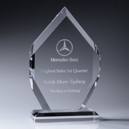 AC163S Acrylic Arrow Award 18cm