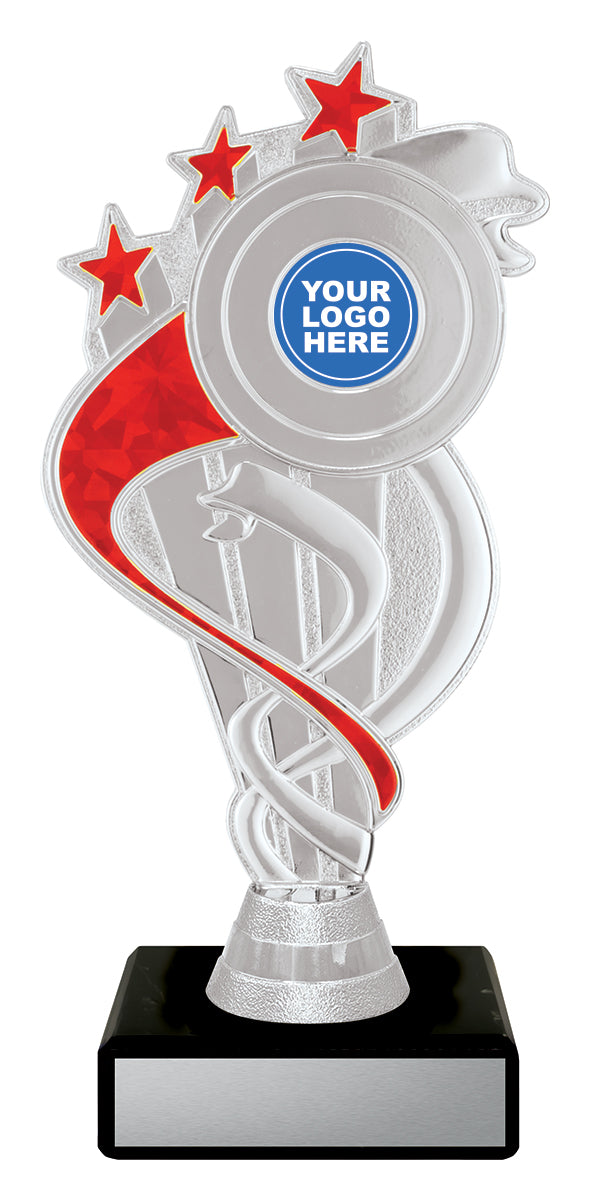 D5185 Ribbon Star - Red