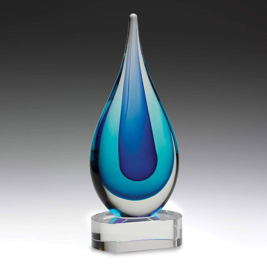 AG311 Art Glass Ocean 23.5cm