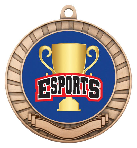 ASE233B Eco Scroll Medal Esports Bronze 7cm