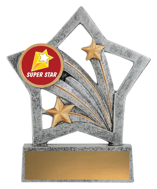 ASF105 Flash Trophy Super Star 25mm Insert 12.5cm