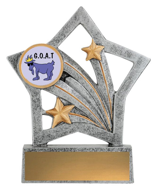 ASF109 Flash Trophy GOAT 25mm Insert 12.5cm
