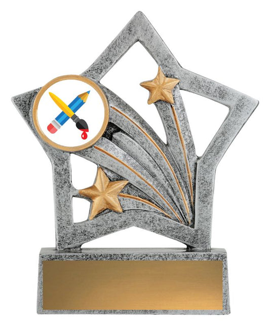 ASF128 Flash Trophy Arts 25mm Insert 12.5cm