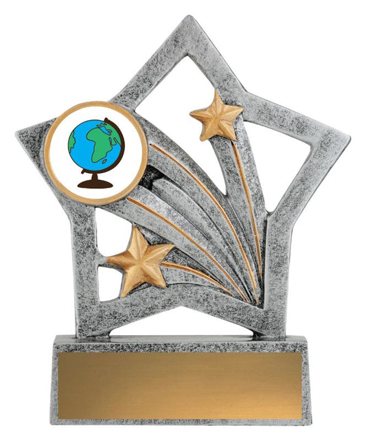 ASF129 Flash Trophy The Globe 25mm Insert 12.5cm