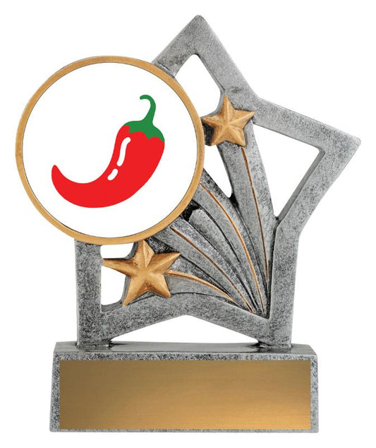 ASF208 Flash Trophy Chilli 50mm Insert 12.5cm