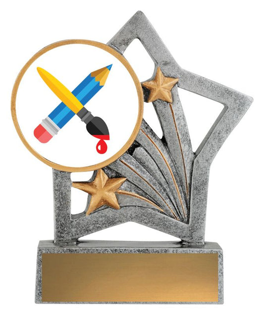 ASF228 Flash Trophy Arts 50mm Insert 12.5cm