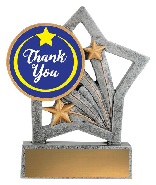 ASF230 Flash Trophy Thank You 50mm Insert 12.5cm
