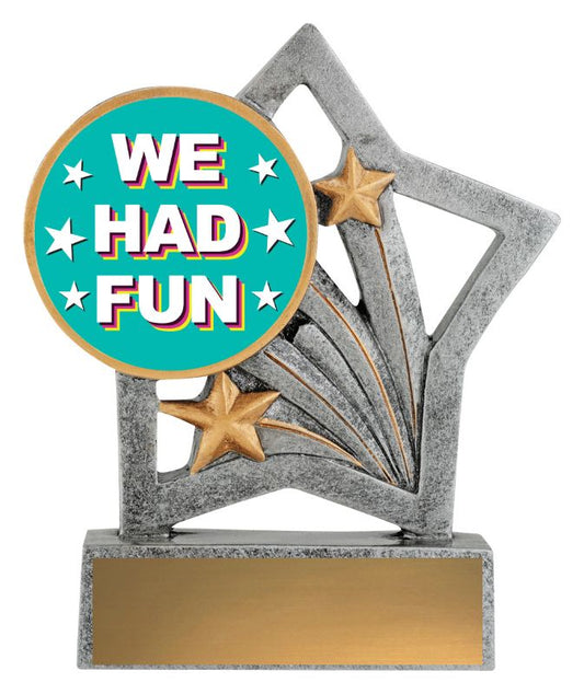 ASF245 Flash Trophy We Had Fun 50mm Insert 12.5cm