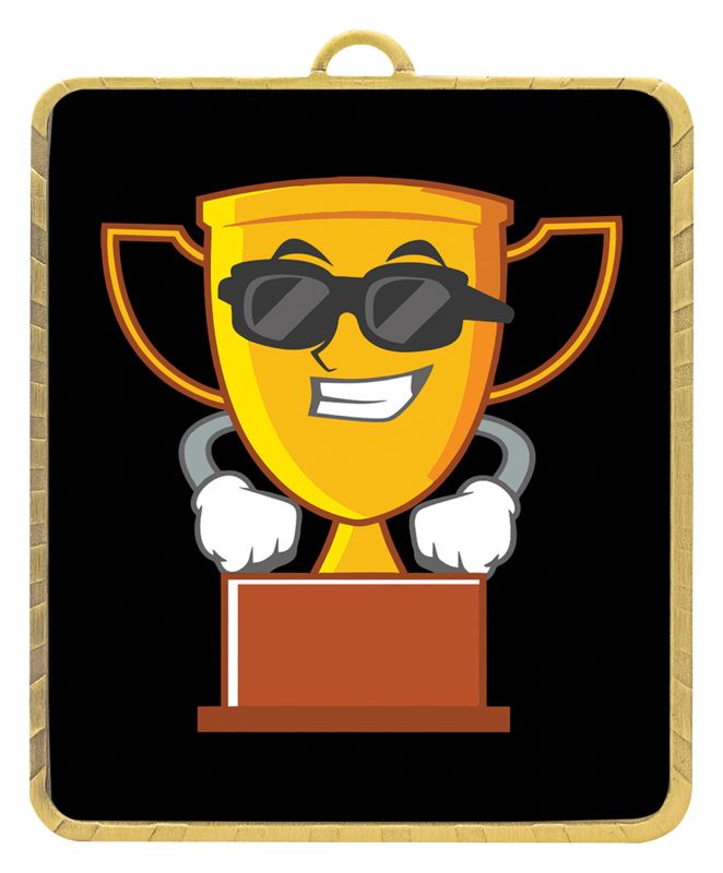 ASL702 Lynx Medal Character 7.5cm – Trophy Shop