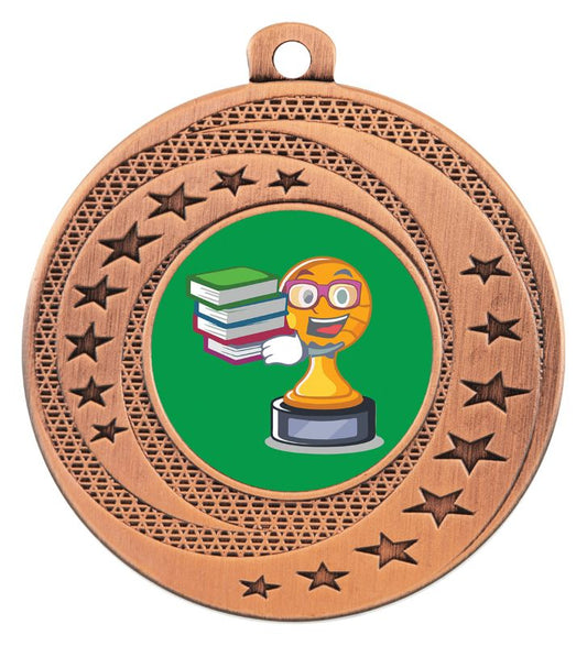 ASW103B Wayfare Medal Academic Character Bronze 5cm