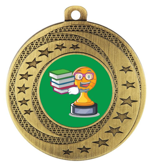 ASW103G Wayfare Medal Academic Character Gold 5cm
