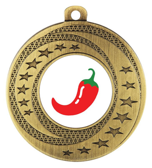 ASW108G Wayfare Medal Chilli Gold 5cm