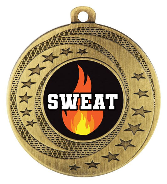 ASW110G Wayfare Medal Sweat Training Gold 5cm