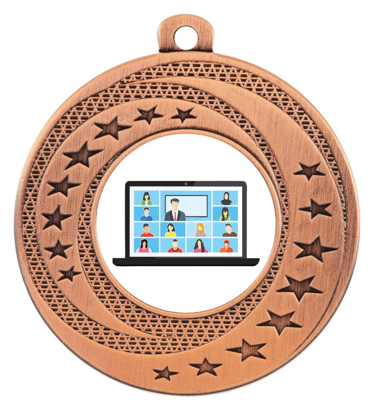 ASW115B Wayfare Medal Laptop Master Bronze 5cm