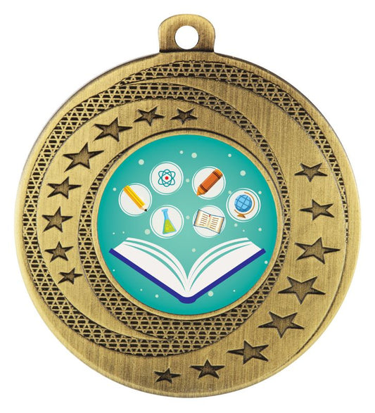 ASW122G Wayfare Medal Genius Gold 5cm