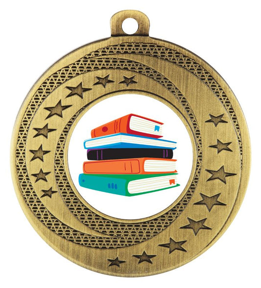 ASW123G Wayfare Medal Literature Gold 5cm